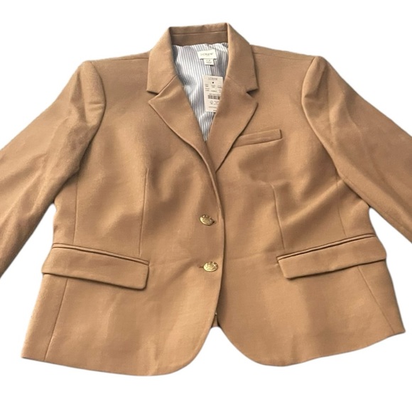 NWT J. Crew Blazer  Original School Boy Blazer in Camel - Picture 3 of 6